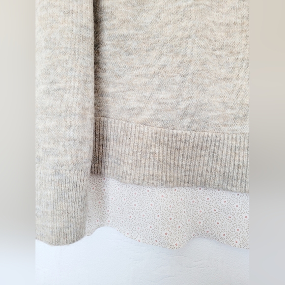 LOFT Ann Taylor Women's Business/Office Pullover Sweater Layered Soft Acryl Med - Picture 9 of 13